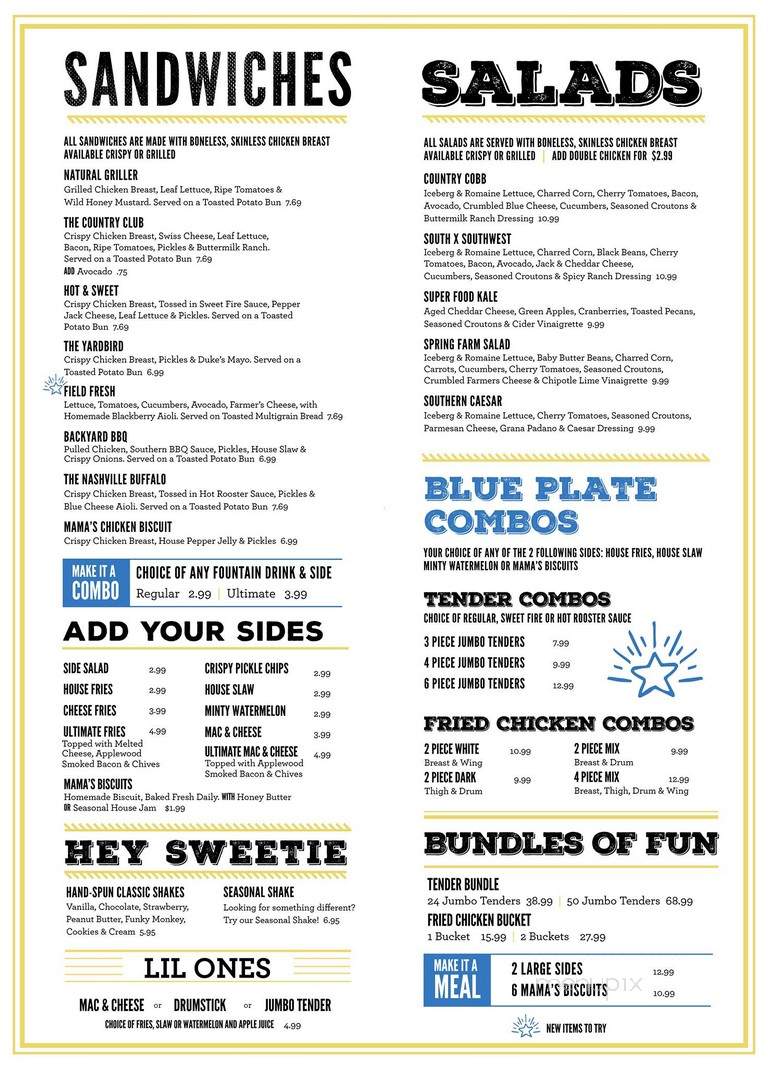 Spring Chicken - Coral Gables, FL menu_pic