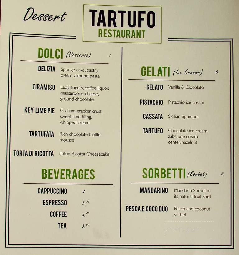 Tartufo - Washington, DC