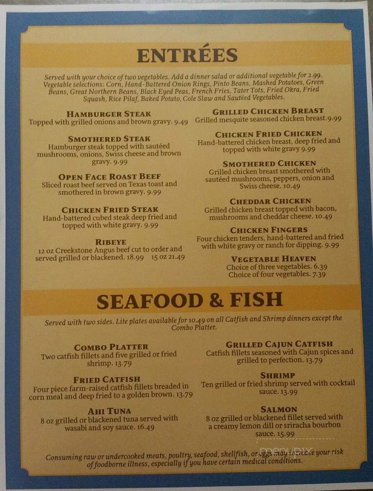 Taylors Made Cafe - Conway, AR menu_pic