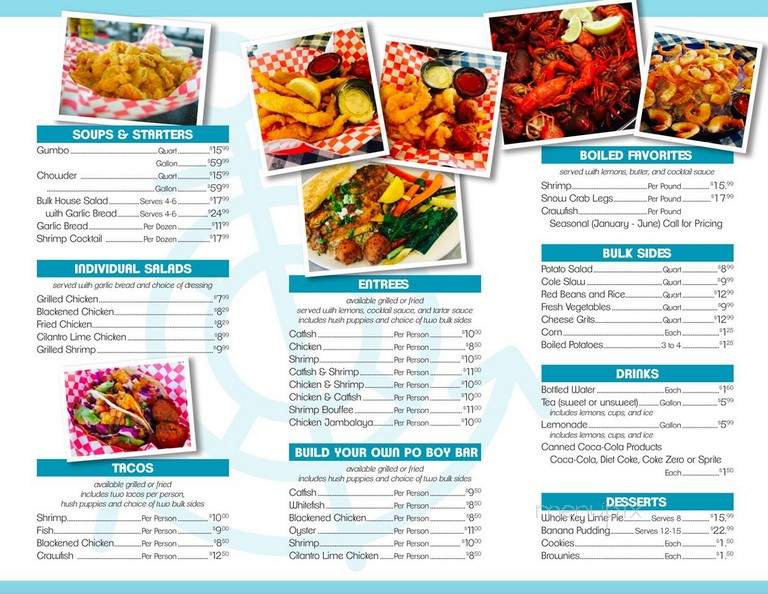 The Catch - Tyler, TX menu_pic
