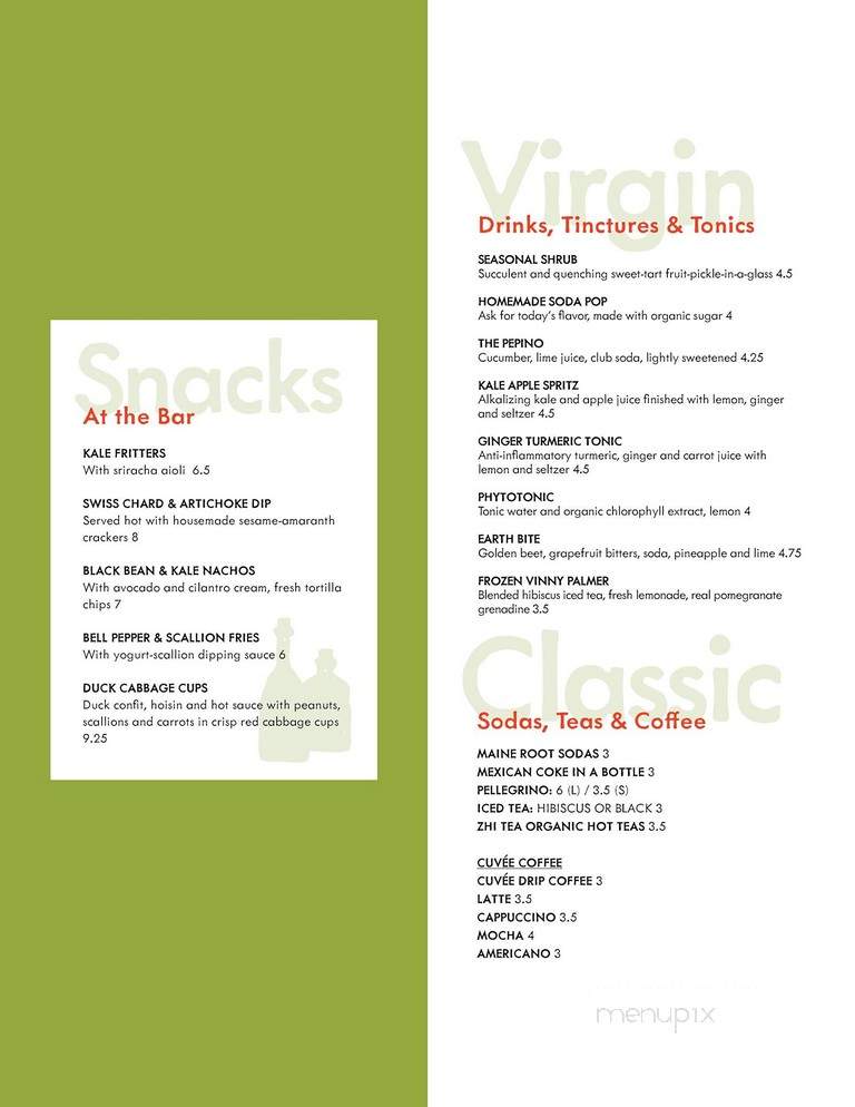 Vinaigrette - Austin, TX menu_pic