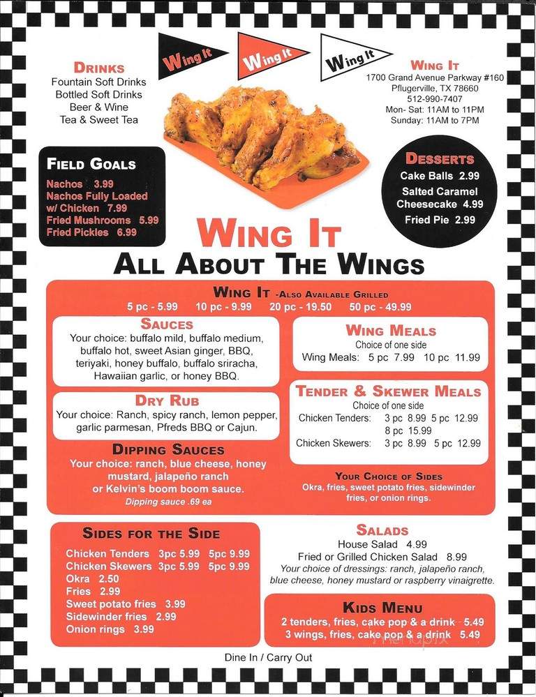 Wing It - Pflugerville, TX