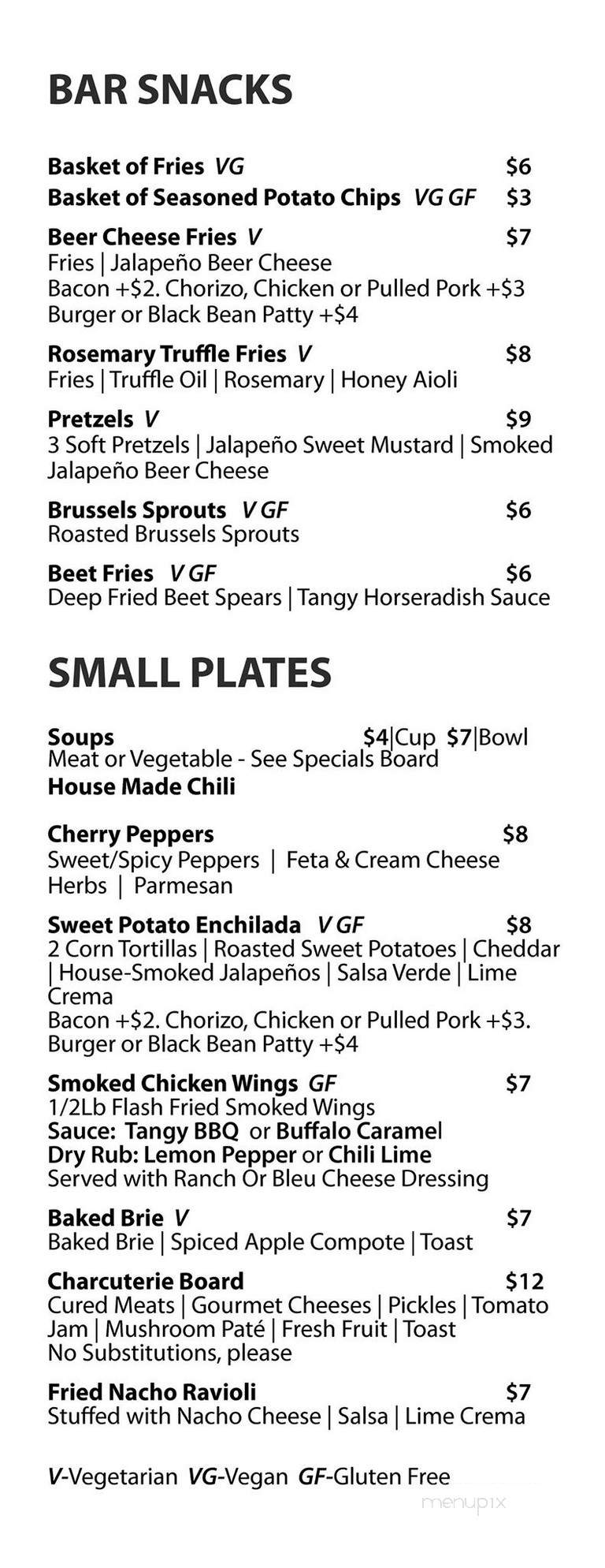 Ypsi Alehouse - Ypsilanti, MI menu_pic