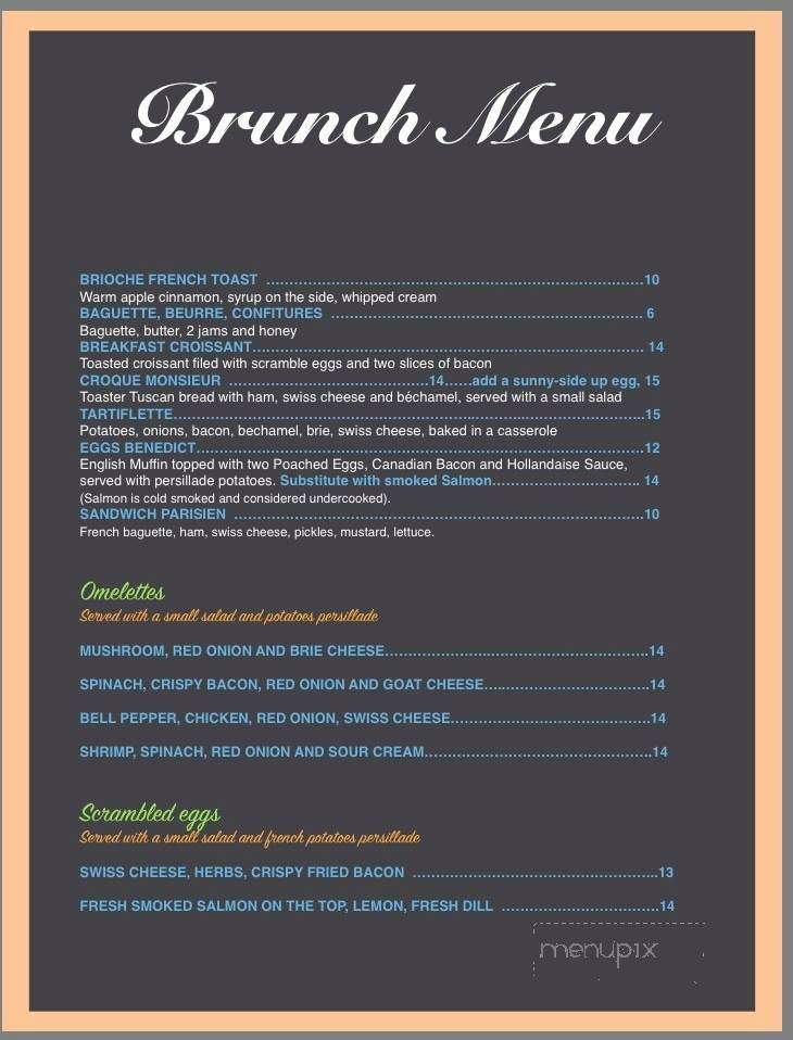 ALsace French Bistro - Tierra Verde, FL menu_pic
