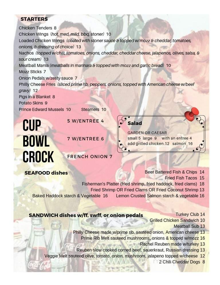 Nostalgia Ale House & Wine Bar - Malta, NY menu_pic