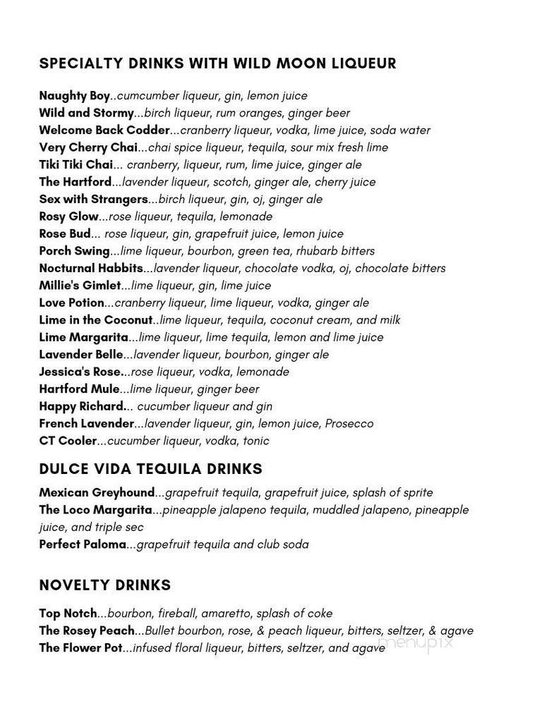 Nostalgia Ale House & Wine Bar - Malta, NY menu_pic