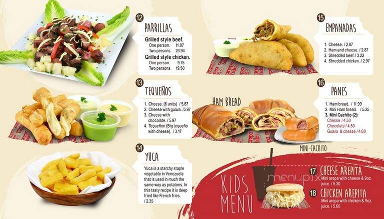 Arepa Bite Latin Food - Mounds View, MN menu_pic