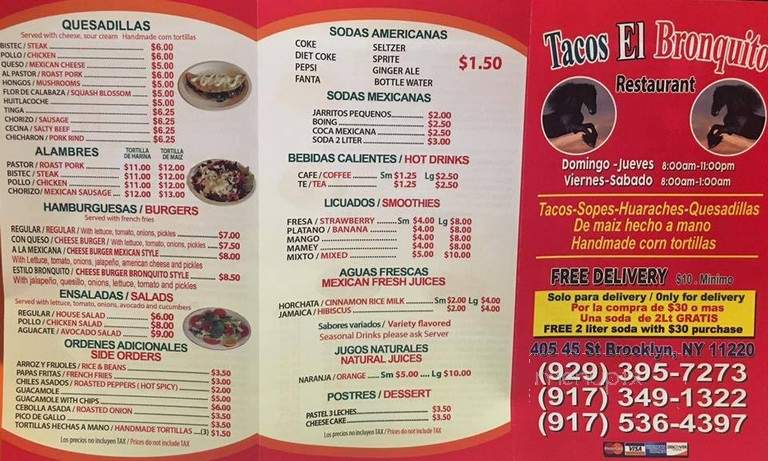 Tacos El Bronquito - Brooklyn, NY
