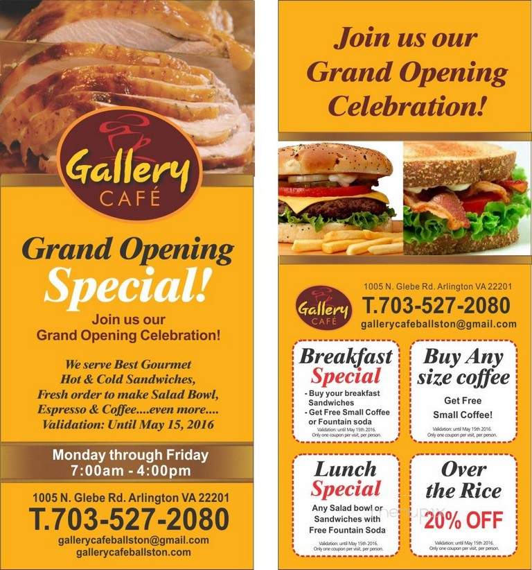 Gallery Cafe Ballston - Arlington, VA