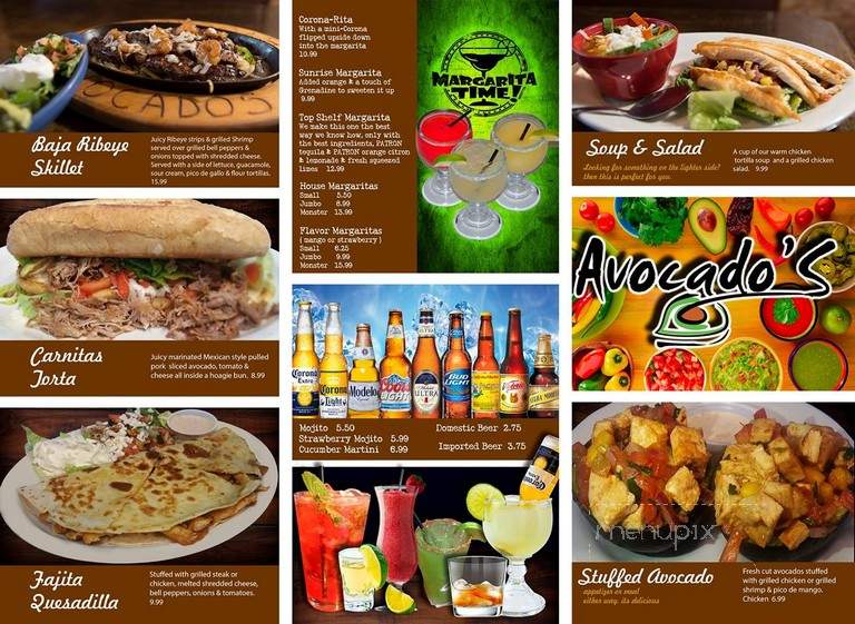 Avocado's - West Monroe, LA menu_pic