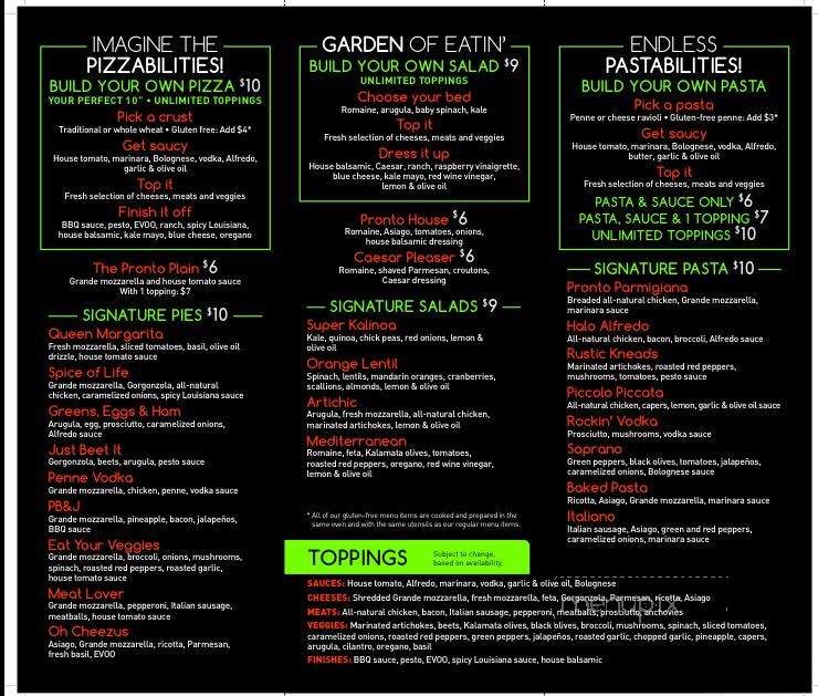 Piccolo Pronto - Ewing, NJ menu_pic