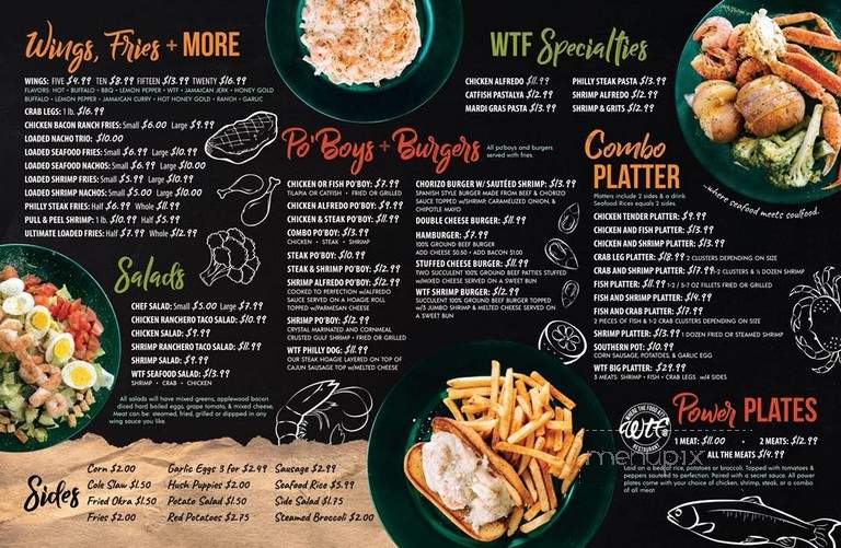 WTF - Starkville, MS menu_pic