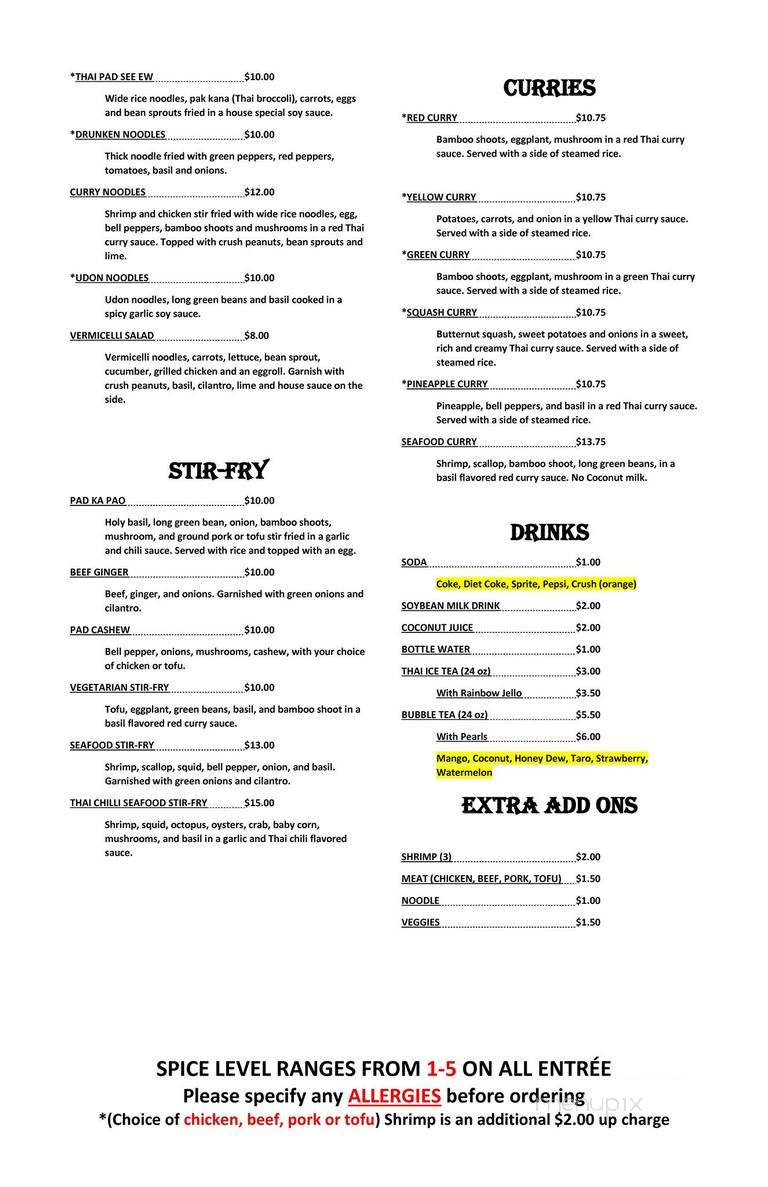 Bee's Cuisine - Milwaukee, WI menu_pic