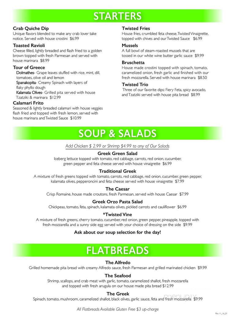The Twisted Vine Restaurant - Jamestown, NC