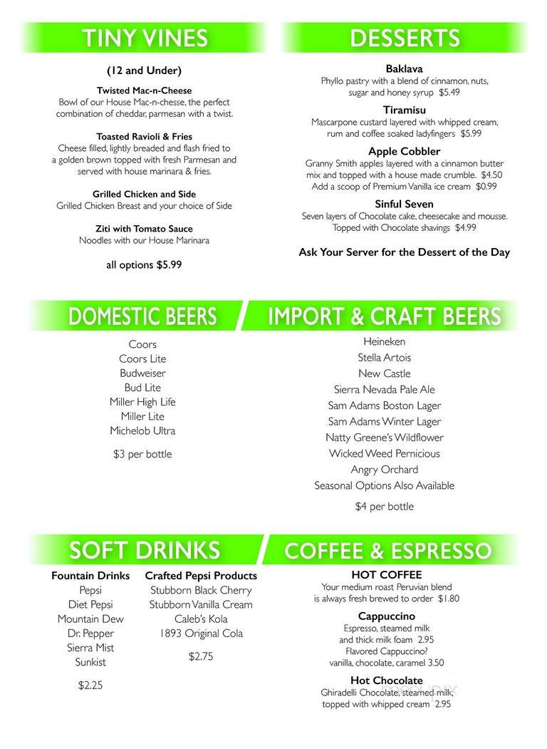 The Twisted Vine Restaurant - Jamestown, NC