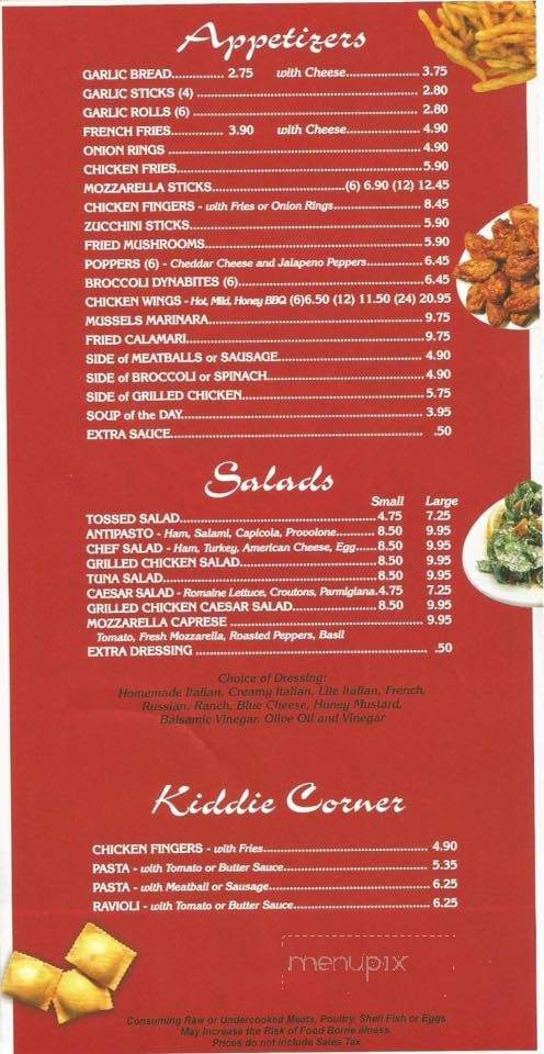 Joeys Pizza - Dunmore, PA menu_pic