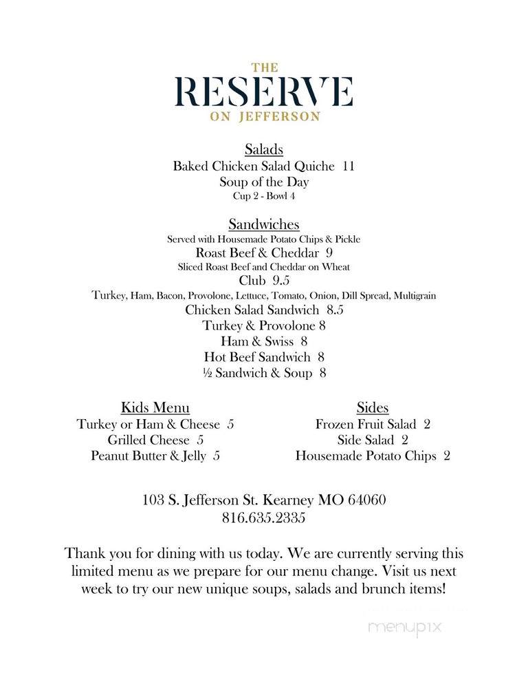 Bistro 105 - Kearney, MO