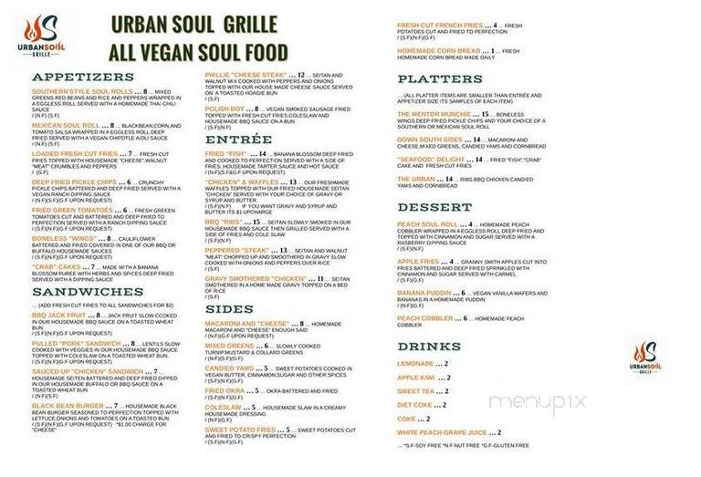 Urban Roadhouse - Mentor, OH menu_pic