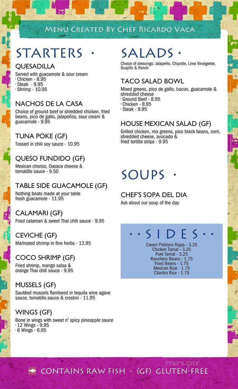 Tequila Azul - Melbourne, FL menu_pic