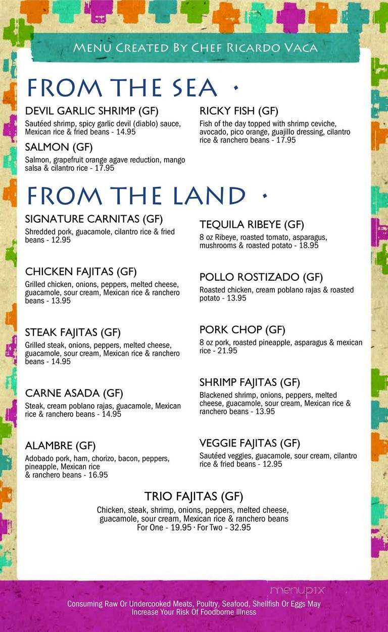 Tequila Azul - Melbourne, FL menu_pic