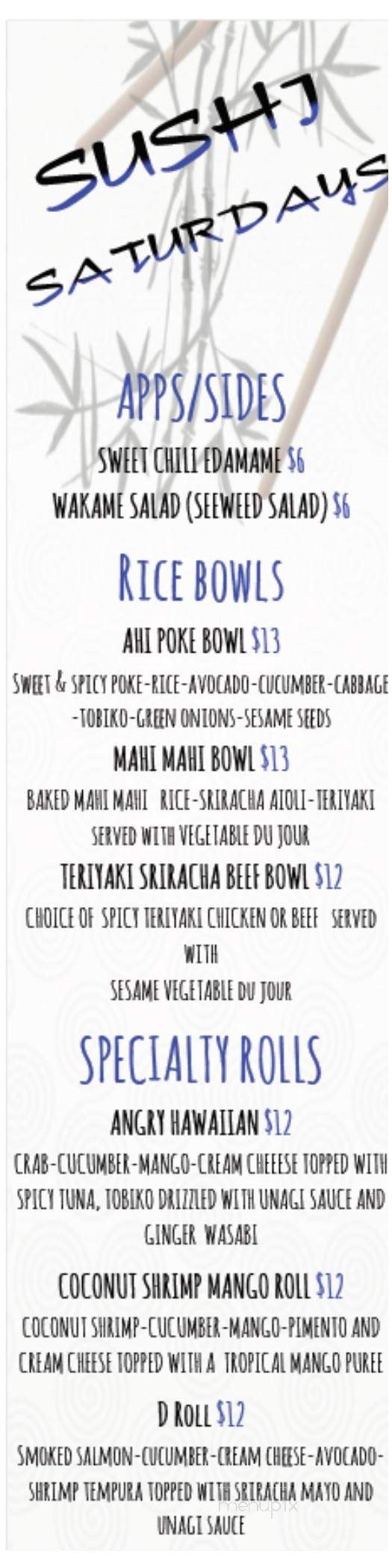 War Water Brewery - Saint Clair, MI menu_pic