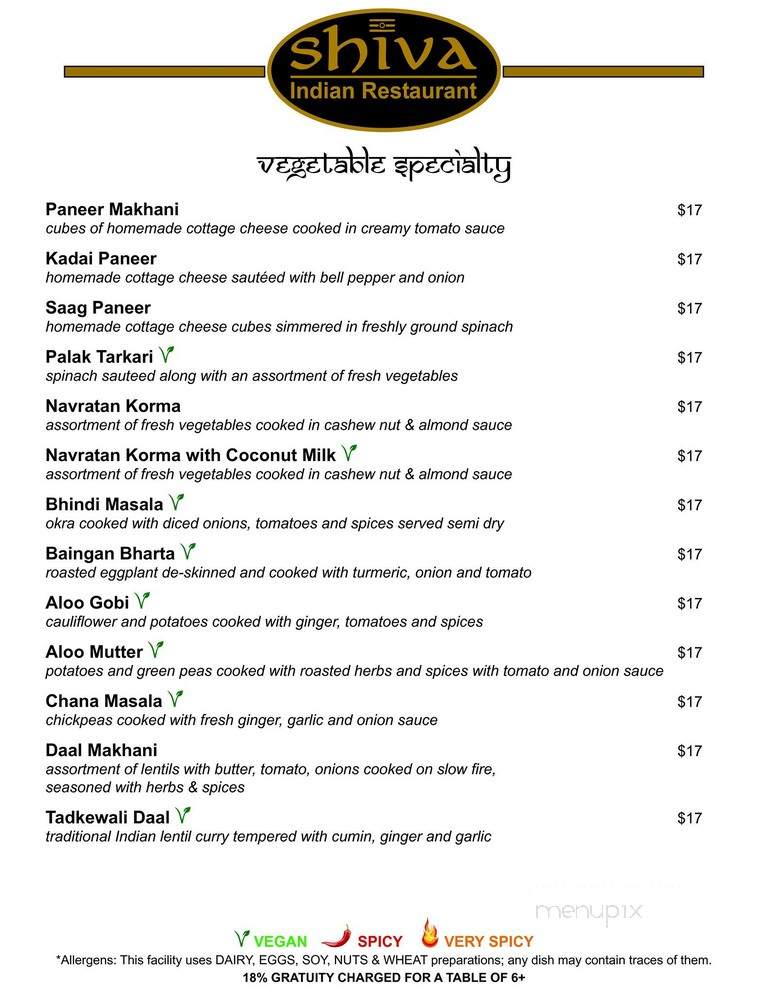 Shiva Indian Restaurant - Mount Dora, FL