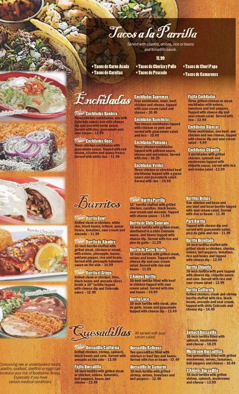 3 Amigos Hickory - Chesapeake, VA menu_pic