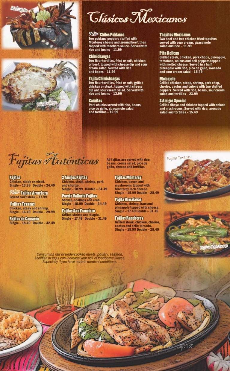 3 Amigos Hickory - Chesapeake, VA menu_pic