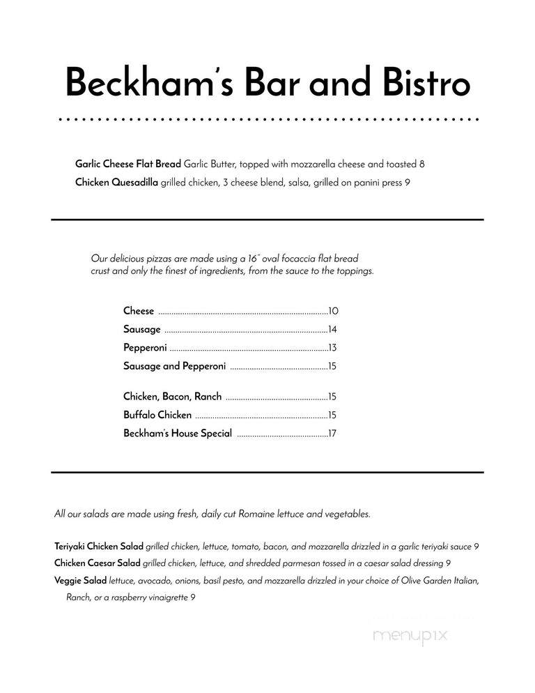 Beckham's Bar and Bistro - Isle, MN
