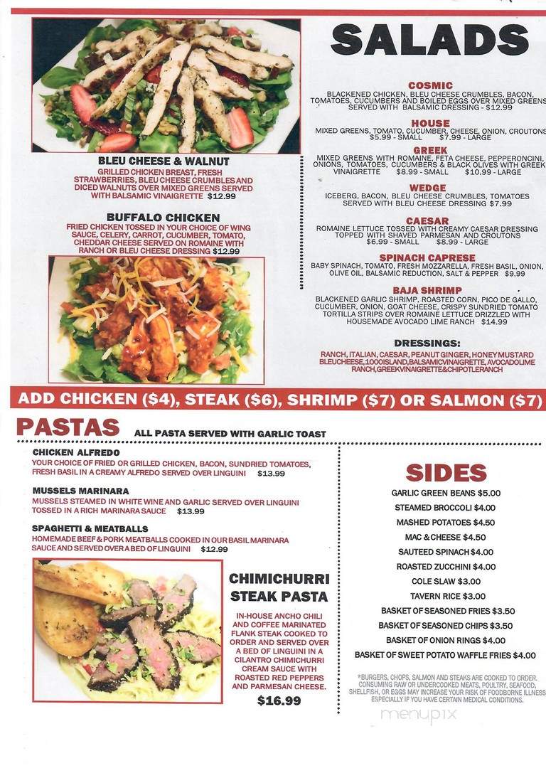 Old Fountain Tavern - Dacula, GA menu_pic