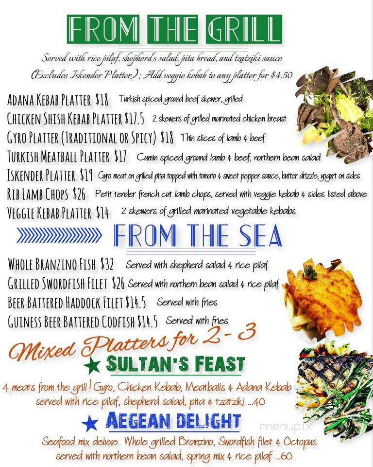 Ephesus Mediterranean Grill - Jacksonville, FL menu_pic