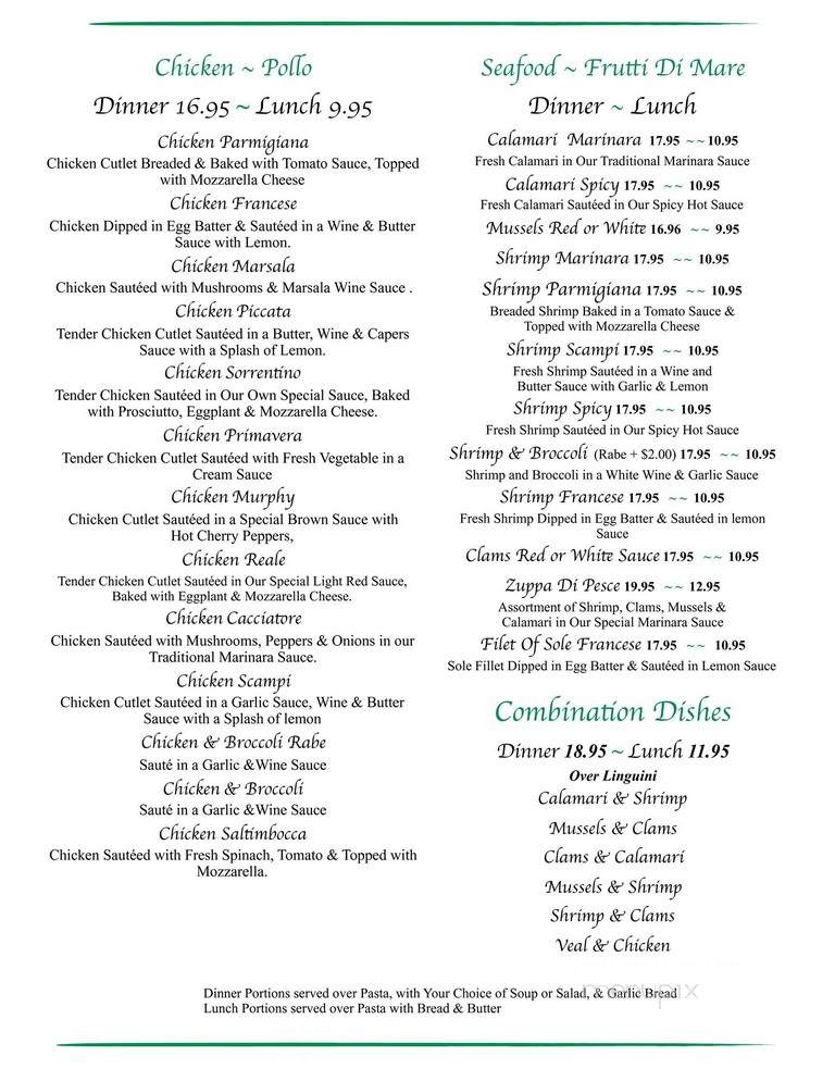 Giardino - Green Brook Township, NJ menu_pic
