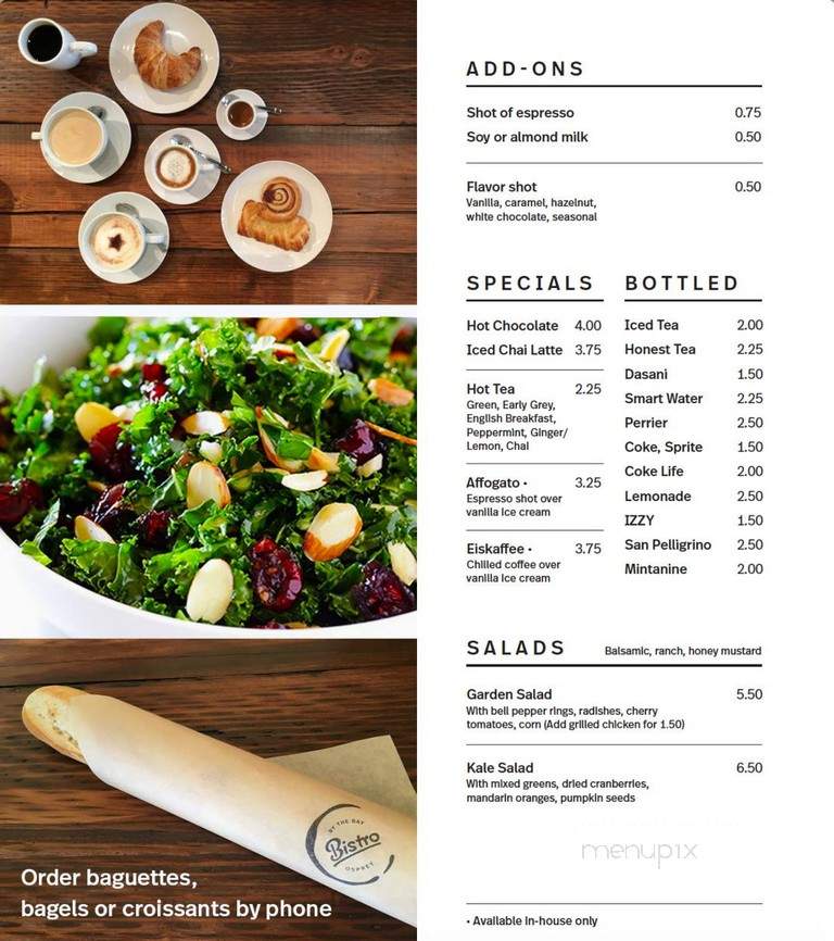 By-The-Bay Bistro - Osprey, FL menu_pic
