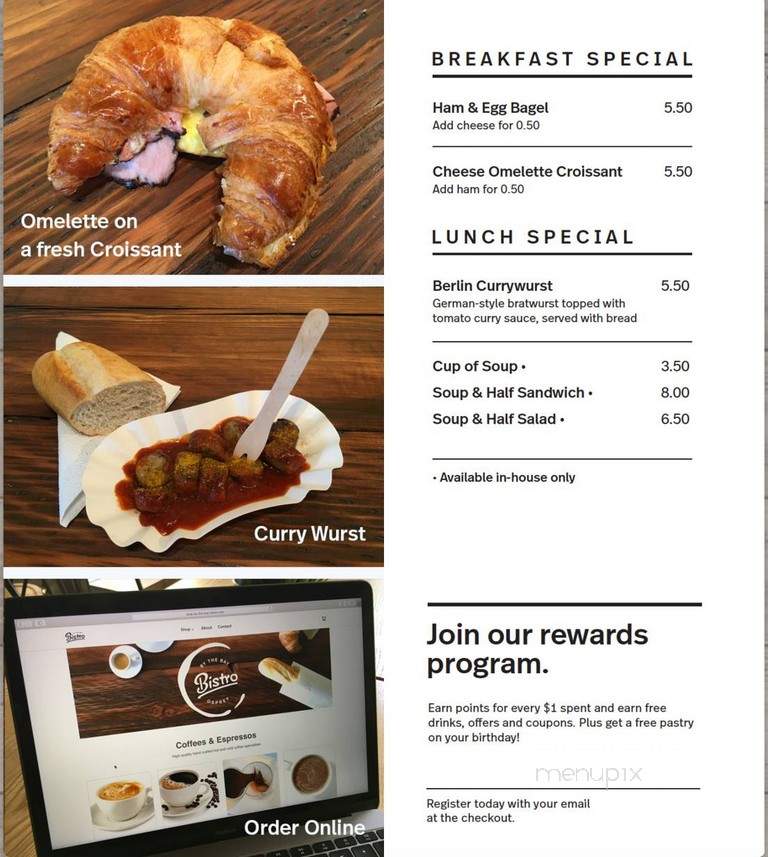 By-The-Bay Bistro - Osprey, FL menu_pic