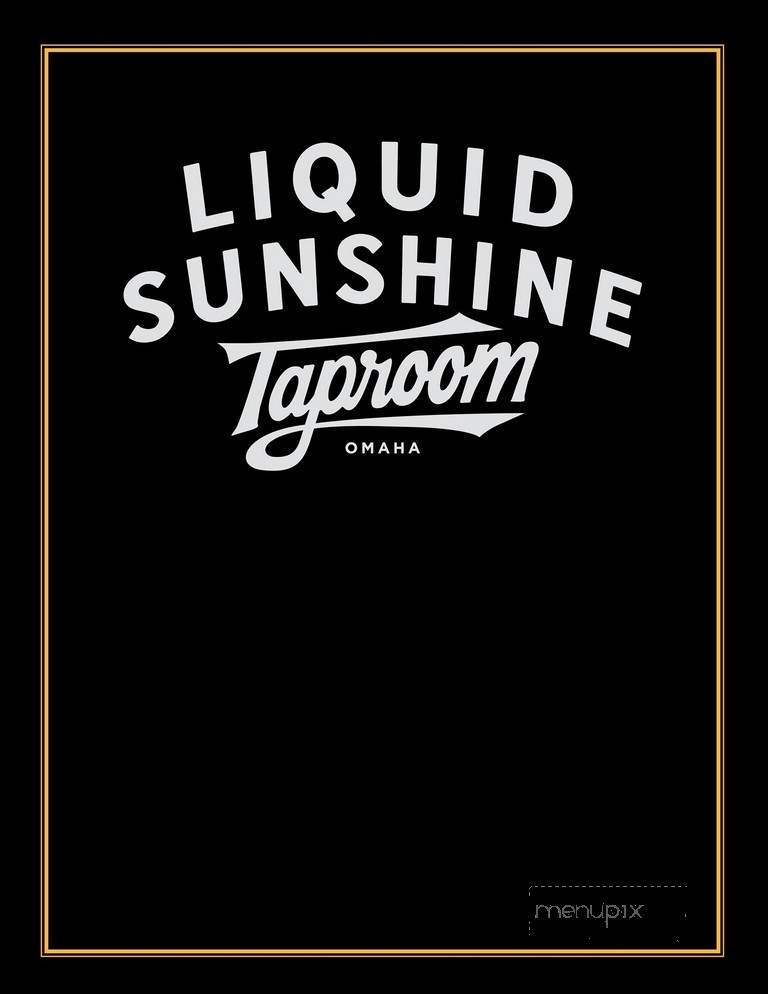 Liquid Sunshine Taproom - La Vista, NE menu_pic