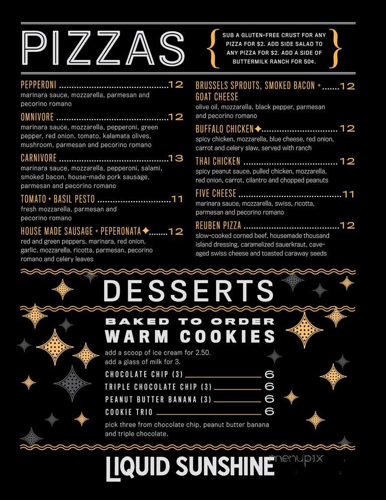 Liquid Sunshine Taproom - La Vista, NE menu_pic