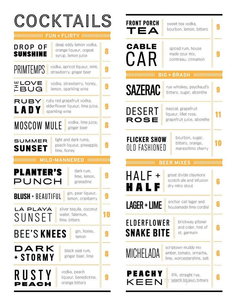 Liquid Sunshine Taproom - La Vista, NE menu_pic