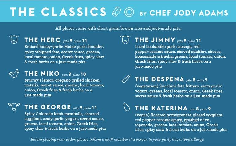 Saloniki Greek - Boston, MA menu_pic