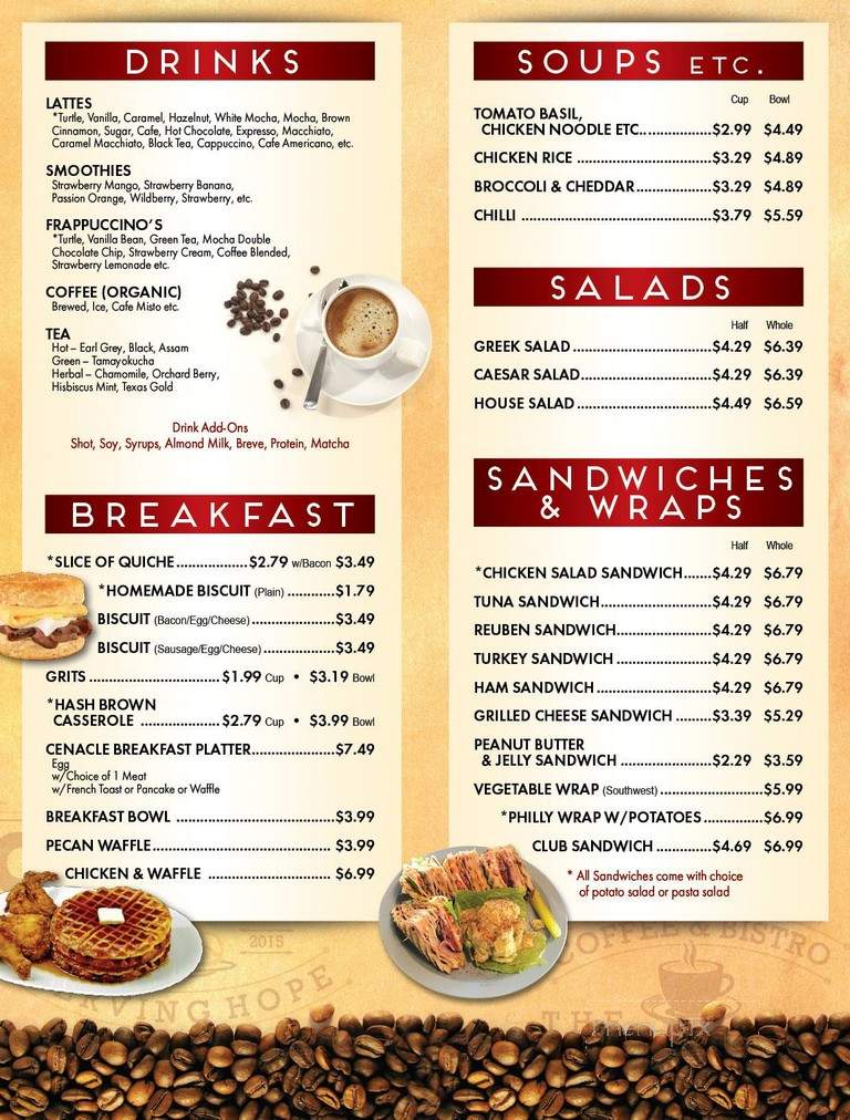 The Cenacle - Austell, GA menu_pic