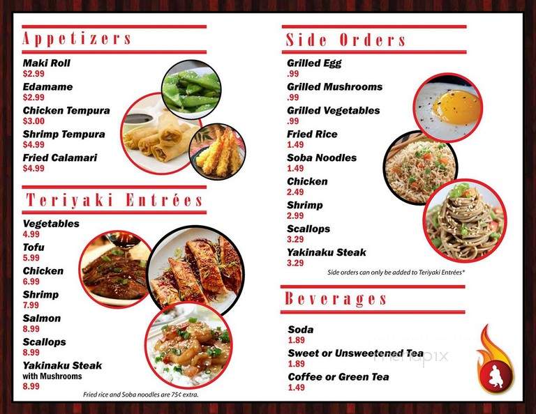 Sumo Teriyaki Grill - Fort Payne, AL menu_pic