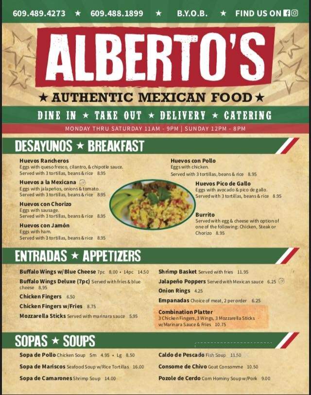 Alberto's Deli - Forked River, NJ menu_pic