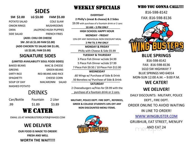 The Original Wing Busters & More - Blue Springs, MO