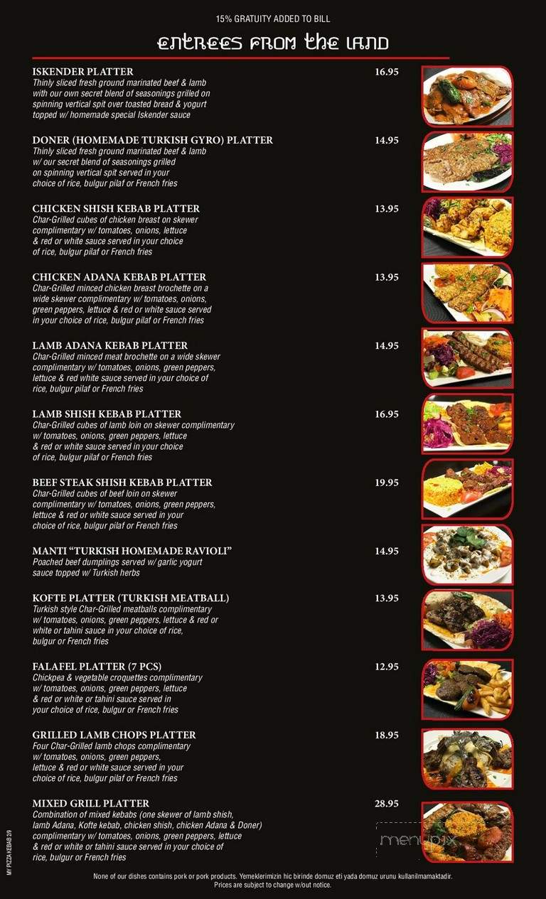 My Pizza Kebab - Cliffside Park, NJ menu_pic