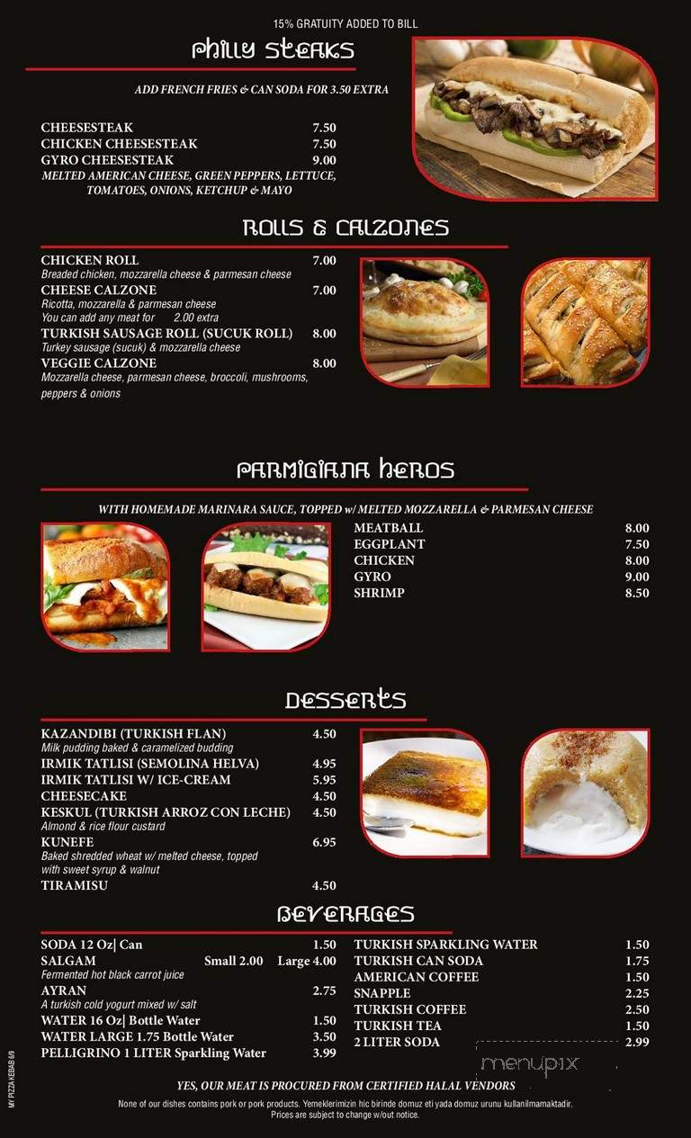 My Pizza Kebab - Cliffside Park, NJ menu_pic
