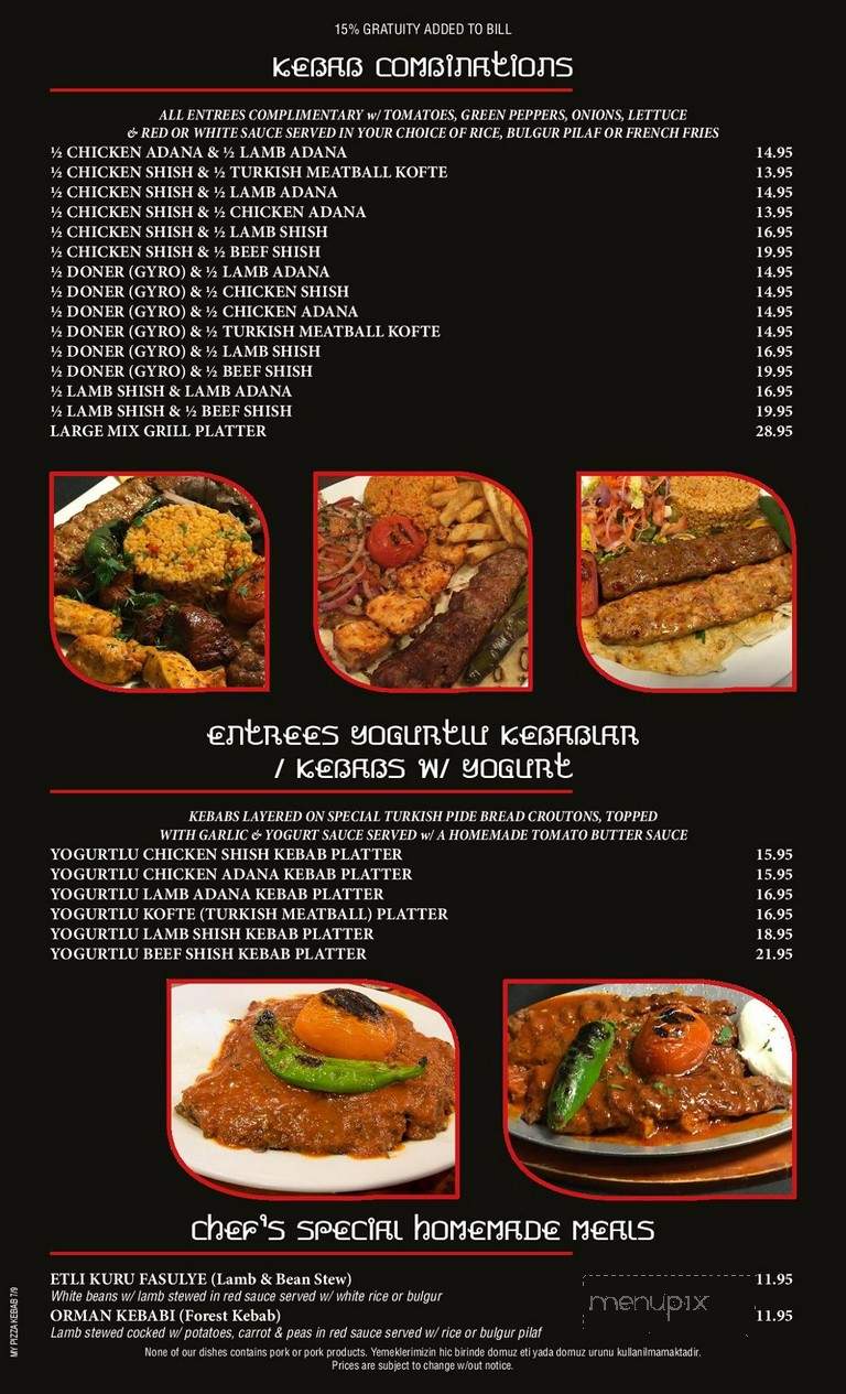 My Pizza Kebab - Cliffside Park, NJ menu_pic