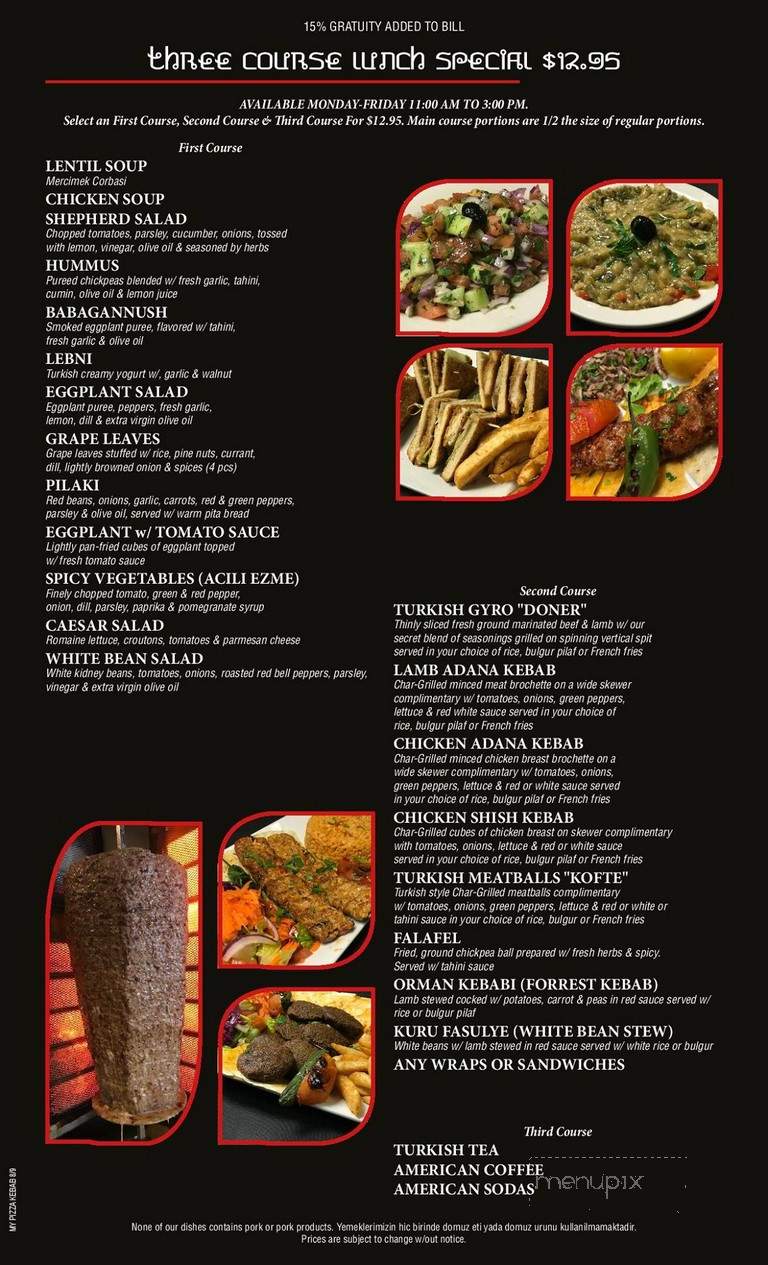 My Pizza Kebab - Cliffside Park, NJ menu_pic