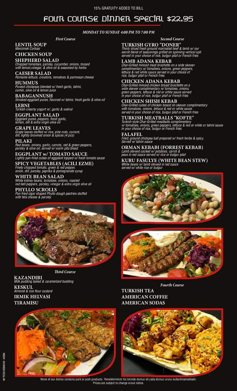 My Pizza Kebab - Cliffside Park, NJ menu_pic