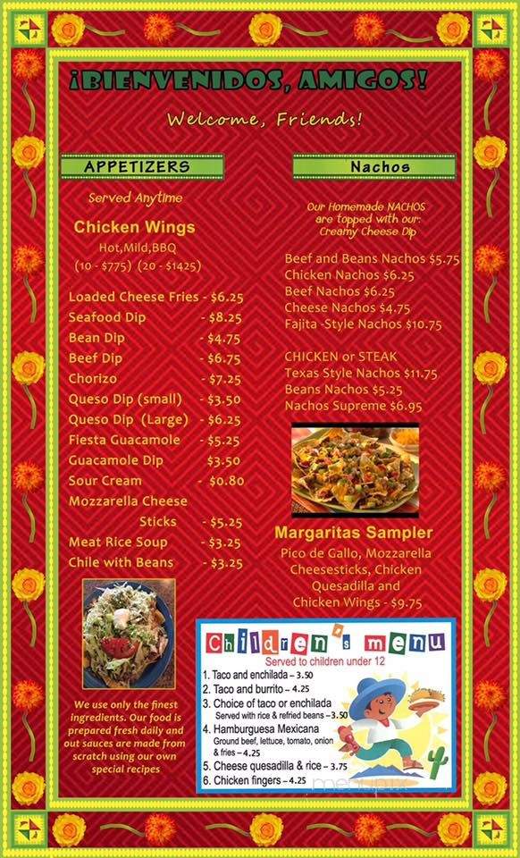 Margarita's Lounge - Santee, SC menu_pic