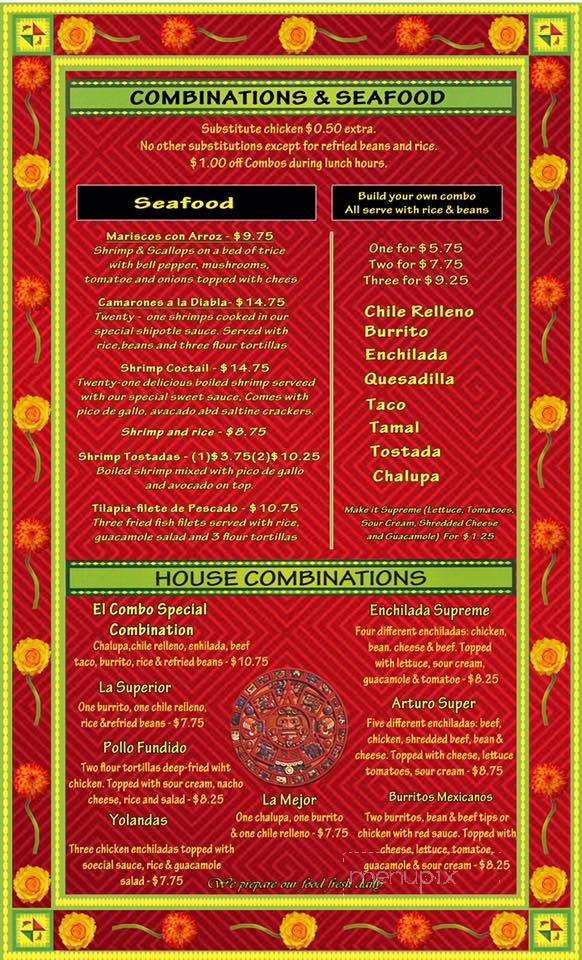 Margarita's Lounge - Santee, SC menu_pic