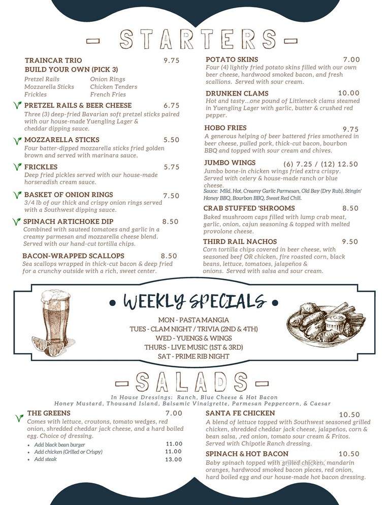 The Nickle Plate Bar & Grill - Elysburg, PA menu_pic